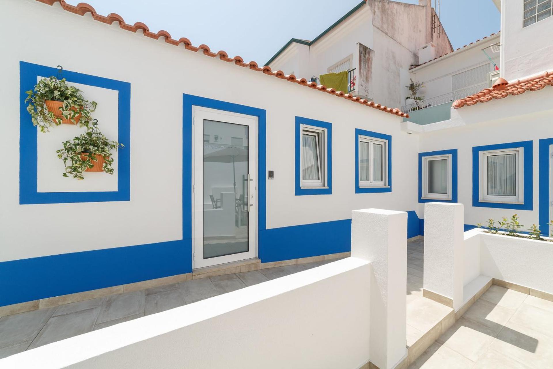 Patio C'Un Casinhas Lägenhet Nazaré Exteriör bild